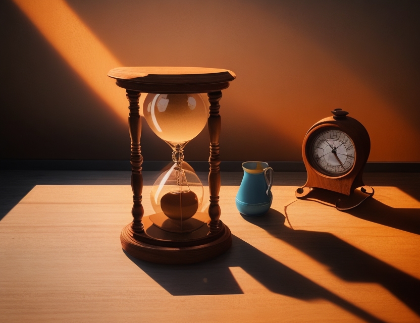 寂しさの罠：恋愛の誤解を象徴する時間の流れを示す壊れた時計